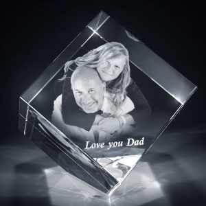 Angled Cube 3d Crystal
