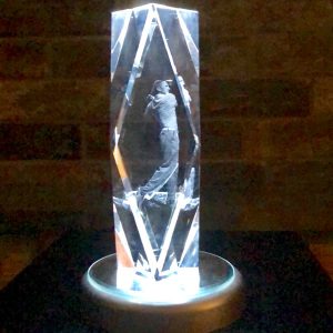 Tall Angled Diamond Crystal